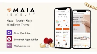 Maia - тема WordPress для создания Интернет-магазина ювелирных изделий. Обзор на русском