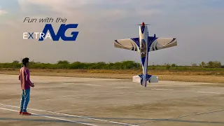 Flying the Extreme Flight  104" Extra NG for the very first time!