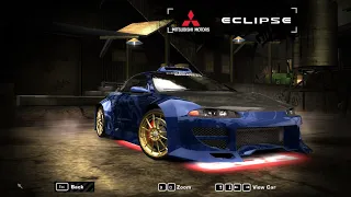 nfs most wanted - 1999 Mitsubishi Eclipse GS-T Junkman Tuning & Gameplay [1080p HD]