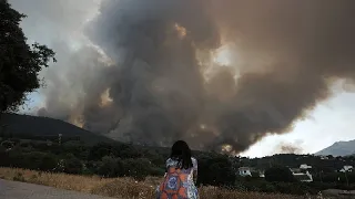 Европу захватили лесные пожары