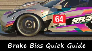 What is Brake Bias/Balance? |  A simple guide to help you achieve better car control and lap times