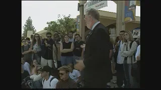 Students at San Diego State University react to news on 9/11