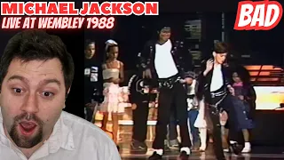 Bad - Michael Jackson | LIVE AT WEMBLEY REACTION