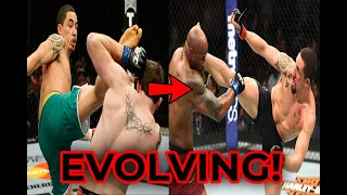 The Evolution of Robert Whittaker's Signature 1-2 Head Kick Combination