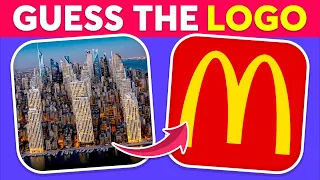 Guess the Hidden LOGO by ILLUSION ✅🍟🍔 Logo Quiz | Easy, Medium, Hard