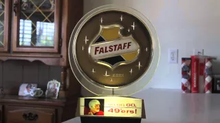 60s 49ers Sign Falstaff Beer Commercial