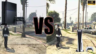 GTA V PS4/PS5 Comparison - 4K HDR - Enhanced Edition