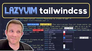 LazyVim: Tailwind CSS Support