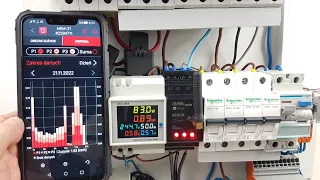 How to control the consumed and produced electricity - energy monitor MEM-21 - photovoltaics