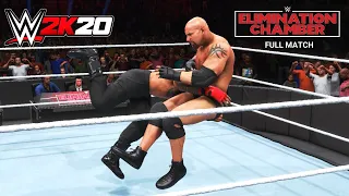 WWE 2K20 Roman Reigns vs Goldberg | Universal Title | Elimination Chamber 2022 | WWE 2K20 Gameplay