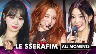 골든디스크 ALL MOMENTS - LE SSERAFIM｜JTBC 240106 방송