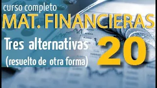 Matemáticas financieras (Parte 20)