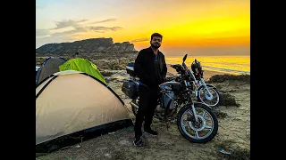 Karachi to Balochistan - The Sapat Beach - Toughest Motor Bike Ride - MOTOVLOG