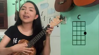 Aprendendo a tocar O SAPO NÃO LAVA O PÉ e BORBOLETINHA no Ukulele com a Tia Keila