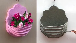 Making Flower Pots For Home Decoration - Great Ideas From Cement