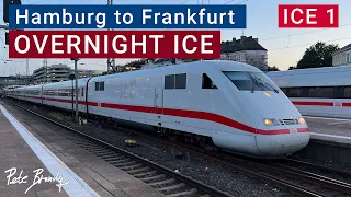 TRIP REPORT | ICE Overnight Service | Hamburg to Frankfurt | ICE 1 Germany's high-speed train