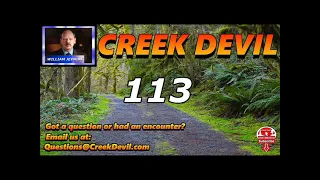 CREEK DEVIL:  EP - 113  I saw it run across the road!