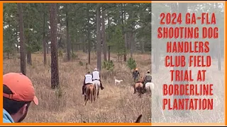 2024 Ga-Fla Shooting Dog Handlers Club Field Trial at Borderline Plantation