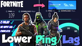 How to Lower Ping In Any Game (109 to 0 PING)+Reduce Input Delay! Network Optimization Pc + Console