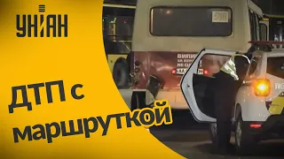 ДТП в столице с участием маршрутки