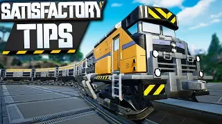 Satisfactory Train Tutorial, Tips, and Station Guide! - Satisfactory Tips