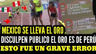 TERRlBLE Error en ATLETISMO Daban Triunfo a MEXICO y al FINAL se Disculpan y PERÚ GANÓ el ORO