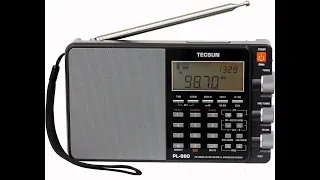 Let's try a Tecsun PL-880 morning Shortwave scan.