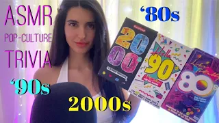 ASMR Whispering Pop-Culture ‘80s, ‘90s, and 2000s Trivia Cards