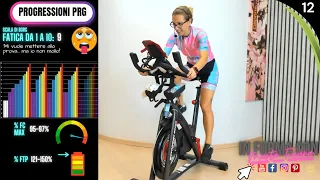 Indoor Cycling Live: Progressioni - PRG // Allenamento per Ciclismo - Lezione Spinning 12