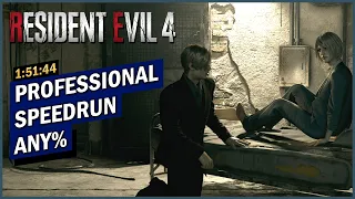 Resident Evil 4 Remake Any% Pro Speedrun in 1:51:44