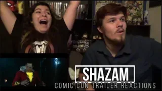 Shazam Comic Con Trailer Reactions