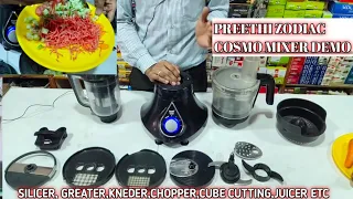 Preethi Zodiac Cosmo MIxer Demo | Preethi Food Processer Demo | How to Use Preethi Cosmo