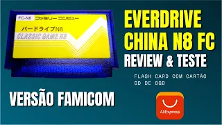 EVERDRIVE N8 CHINA Versão Famicom 60 pinos do AliExpress