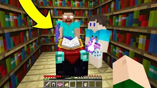 HEROBRINE APARECEU NA SALA DE ENCANTAMENTOS!! - Minecraft Herobrine #40