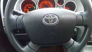 2007 toyota tundra ( different lights flashing)