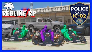 GTA 5 Roleplay - Redline - Cities GoKart's Trolling Cops #125