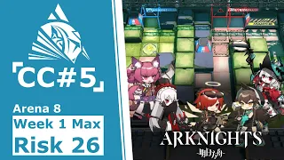 Arknights CC#5 Week 1 Perma - Arena 8 [Max Risk 26]