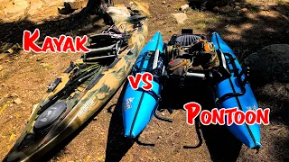 Pontoon Boat VS Kayak! (Which one is BETTER!)