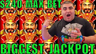 OMG My BIGGEST JACKPOT On New Slot Machine At Casino - $240 MAX BET