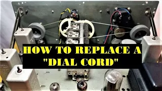 DIY How To Replace A Dial Cord Of Your Radio Receiver || UPDATED