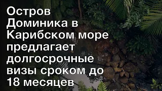 Остров Доминика в Карибском море предлагает долгосрочные визы сроком до 18 месяцев