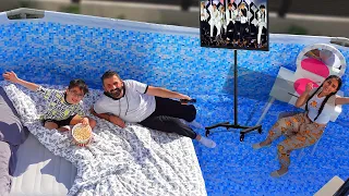 حولنا مسبحنا ل غرفة نوم 🛏️😴 (فكرة سيئه)