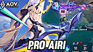 AOV : AIRI GAMEPLAY | PRO AIRI - ARENA OF VALOR LIÊNQUÂNMOBILE ROV COT