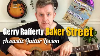 Baker Street - Gerry Rafferty Acoustic Guitar Lesson (Guitar Chords) Learn It In 5 Minutes