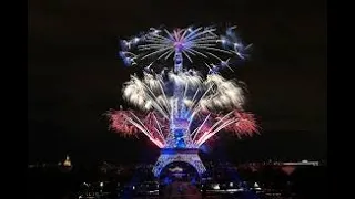 JULY 14 2020 FIREWORKS DISPLAY in CELEBRATION of FRANCE INDEPENDENCE,,, watch the amazing finale