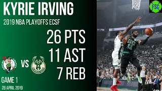 Kyrie Irving Full Game 1 Highlights vs Bucks 2019 NBA Playoffs