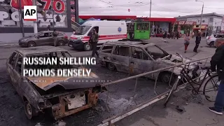 Russian shelling pounds densely populated  Kharkiv