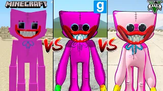 MINECRAFT FNF KISSY MISSY VS GMOD FNF KISSY MISSY VS GTA 5 FNF KISSY MISSY - WHO IS BEST?