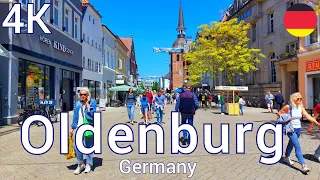 walking tour in Oldenburg Germany in the most beautiful corners of the city 4k 60fps (☀️2023)