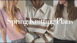 Spring knitting plans | lightweight pullover | lace cardigan | spring colors